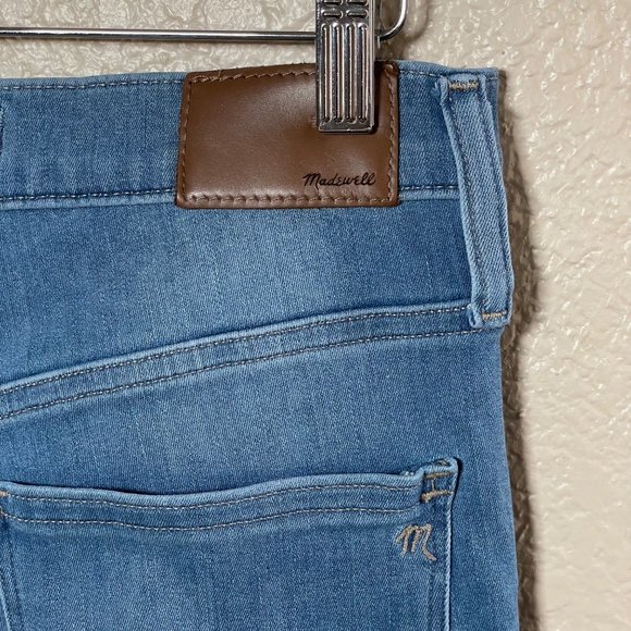 Madewell Womens Size T27 Tall Roadtripper Jeggings Berrington Wash Button Front - Picture 12 of 16